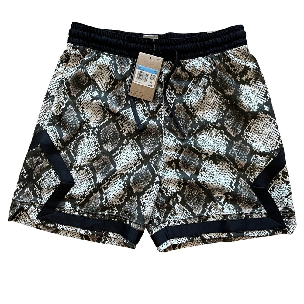 Jordan Sport Diamond Shorts Men Medium Snakeskin Print Basketball HF9907-133 NEW